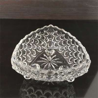 High quality crystal glass candy bowl from Sanmee glassware