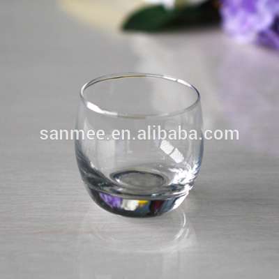 High white water Glass Cup milk glass cup from sanmee glassware