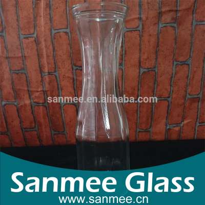 Wholesale Glassware Factory Unique Shape Glass Bottle