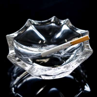 Glassware Hot Promotional Round Glass Ashtray,Portable Pocket Ashtray