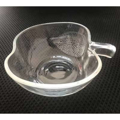 dinner set  creative glass apple  shape   bowl for tableware